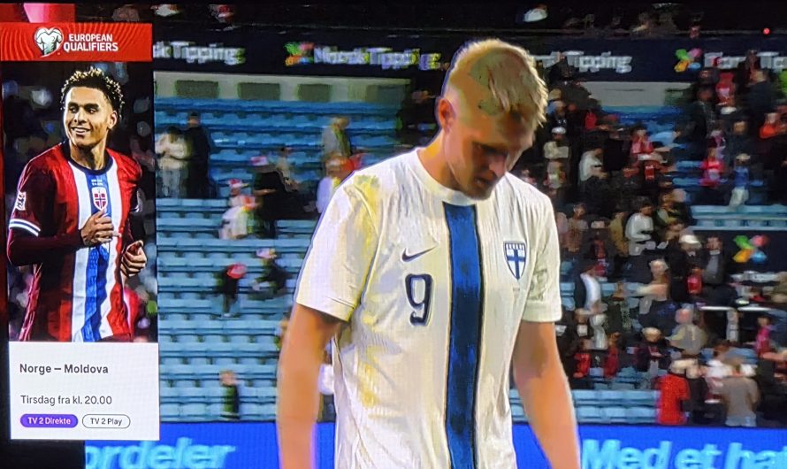 Leik lokið. Noregur 1 – Finland 0